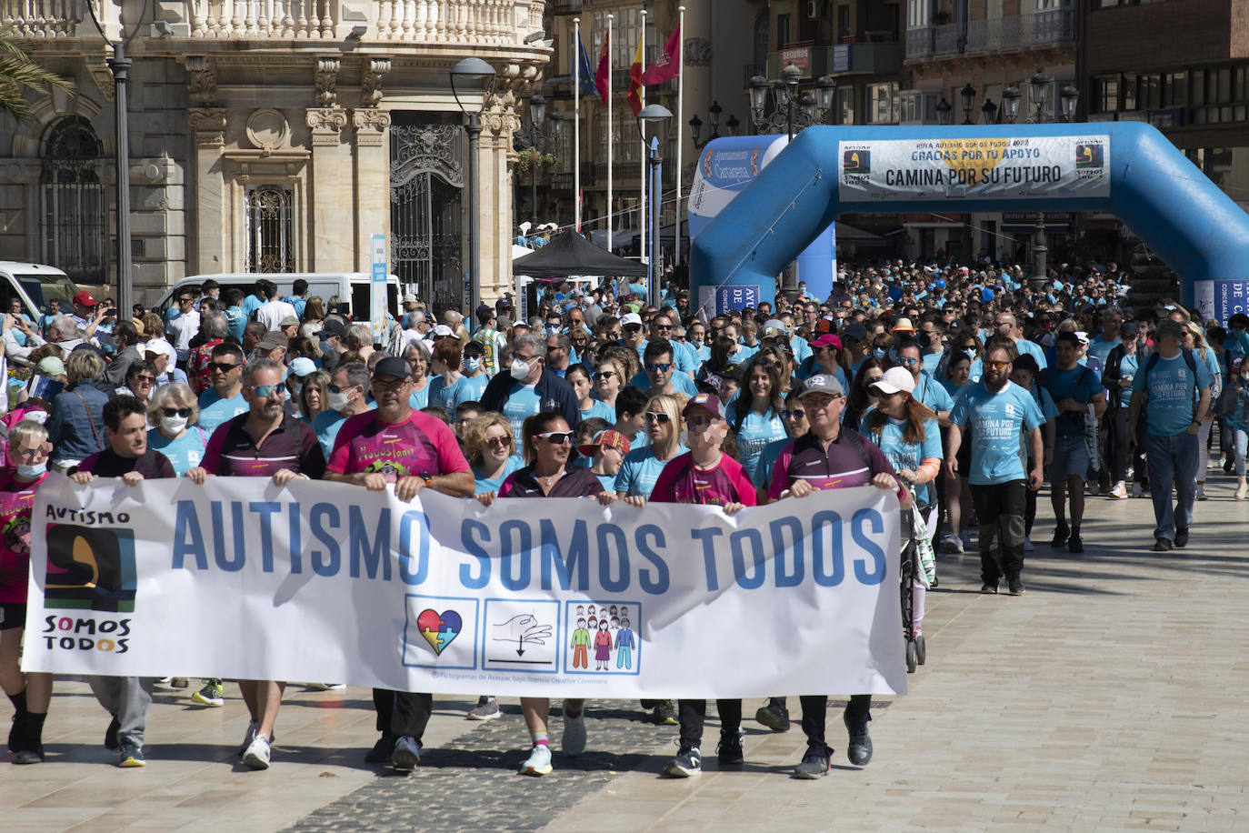 Fotos: Marcha &#039;Autismo Somos Todos&#039; en Cartagena