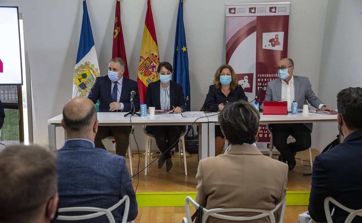 Asamblea General de la Federación de Municipios, este miércoles, en San Pedro del Pinatar.