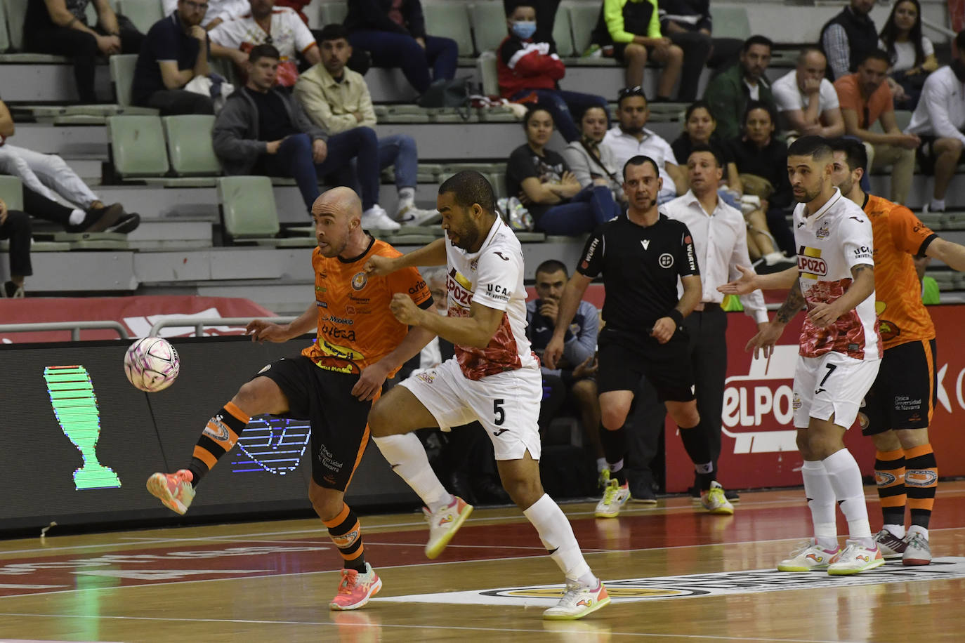 Fotos: El empate de ElPozo contra el Ribera Navarra, en imágenes