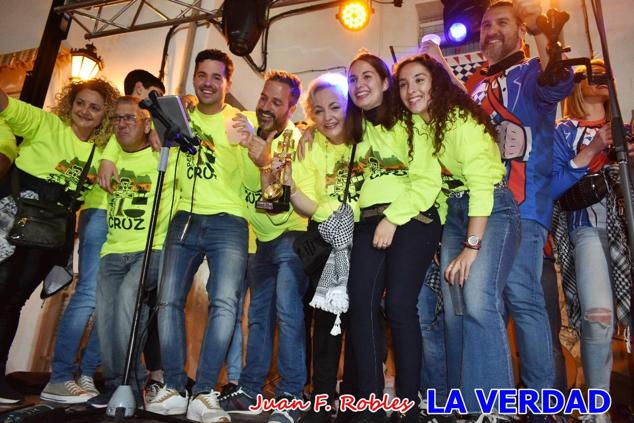 La peña «Los Mataos» logró por tercera vez alzarse con el primer premio del Concurso de la Noche de las Migas en la categoría de peñas; entre los grupos de vecinos del Hoyo, el primer puesto fue la peña «La Cruz». 