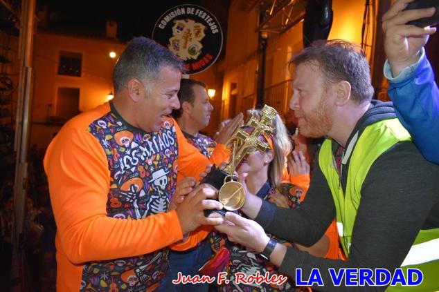 La peña «Los Mataos» logró por tercera vez alzarse con el primer premio del Concurso de la Noche de las Migas en la categoría de peñas; entre los grupos de vecinos del Hoyo, el primer puesto fue la peña «La Cruz». 