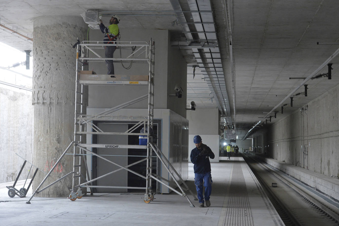 Fotos: GALERÍA: Las obras de la estación subterránea del AVE en El Carmen