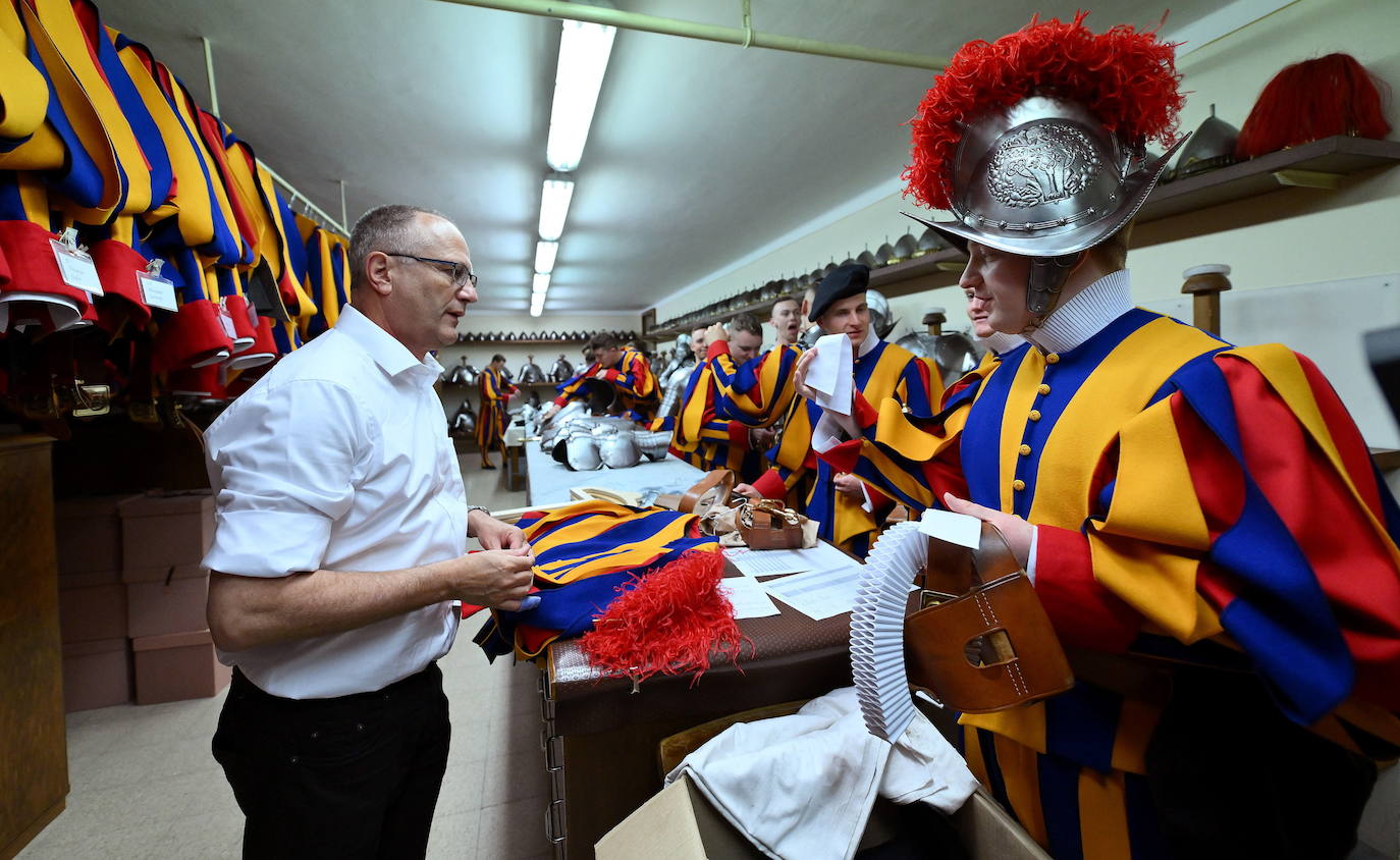 Fotos: Ceremonia de juramento de los guardias suizos papales