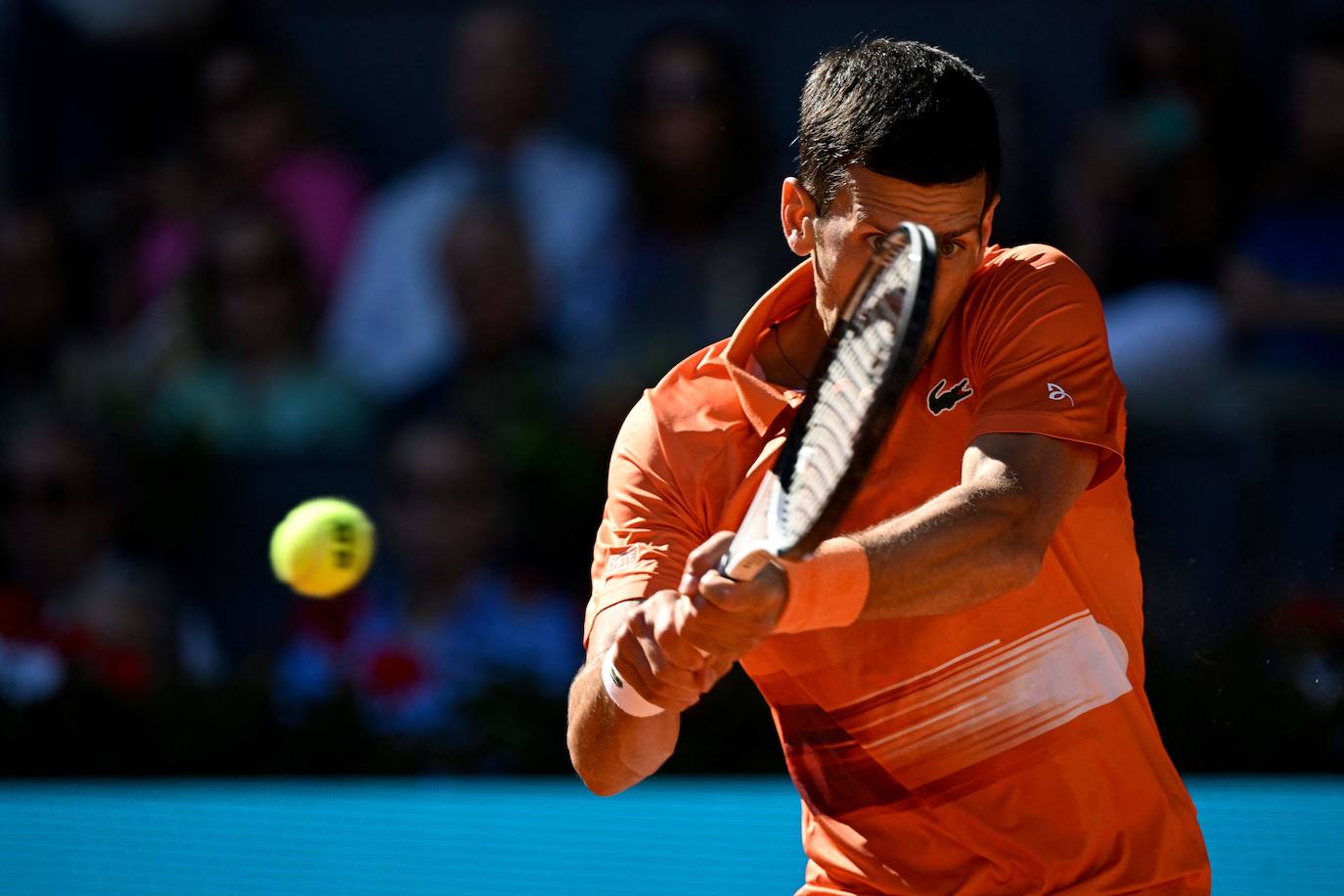 Fotos: La victoria de Carlos Alcaraz ante Novak Djokovic en el Masters de Madrid, en imágenes