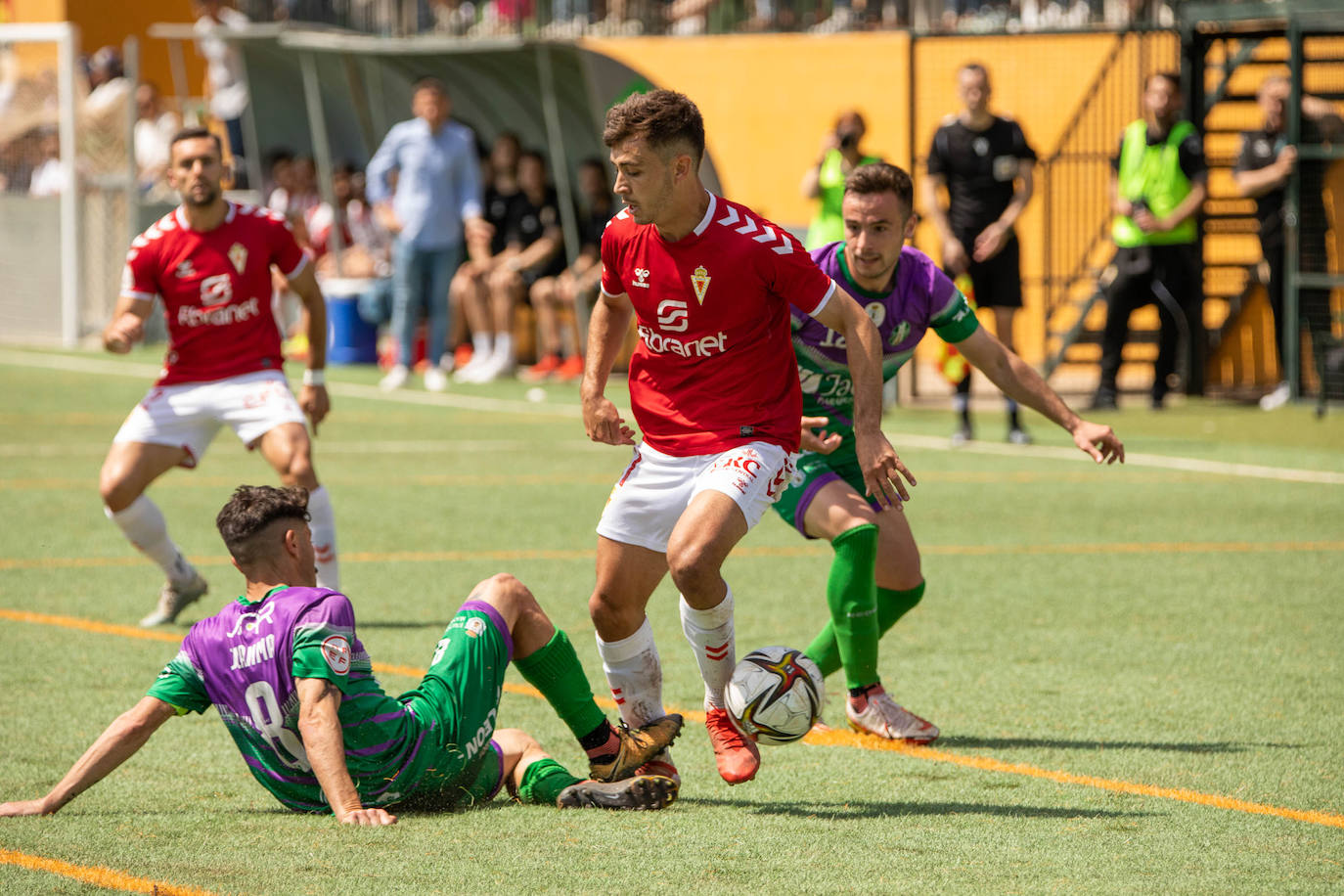 Fotos: La derrota del Real Murcia frente al Mancha Real, en imágenes