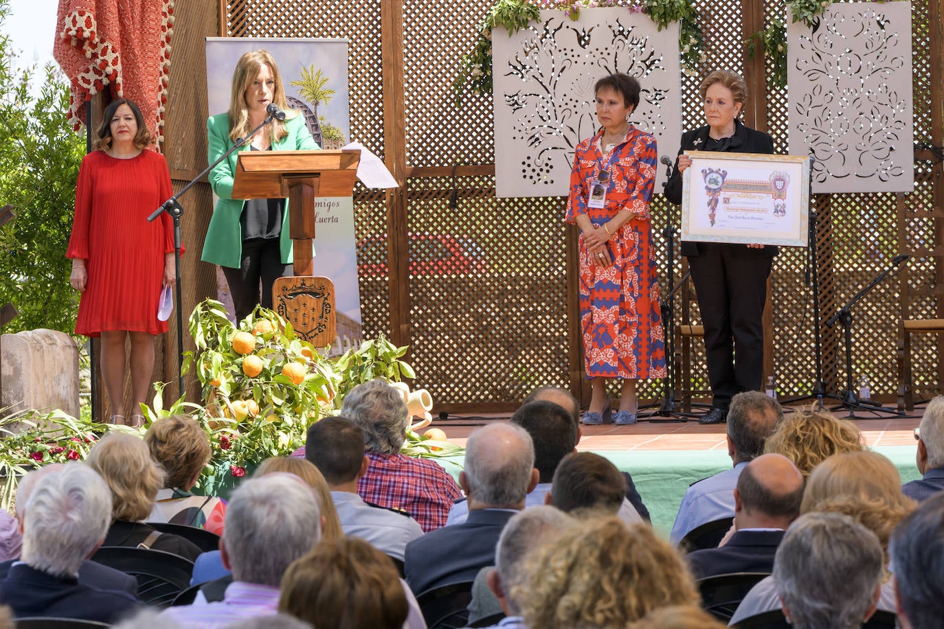 Fotos: Los Amigos del Museo de la Huerta de Murcia rinden homenaje a García Martínez