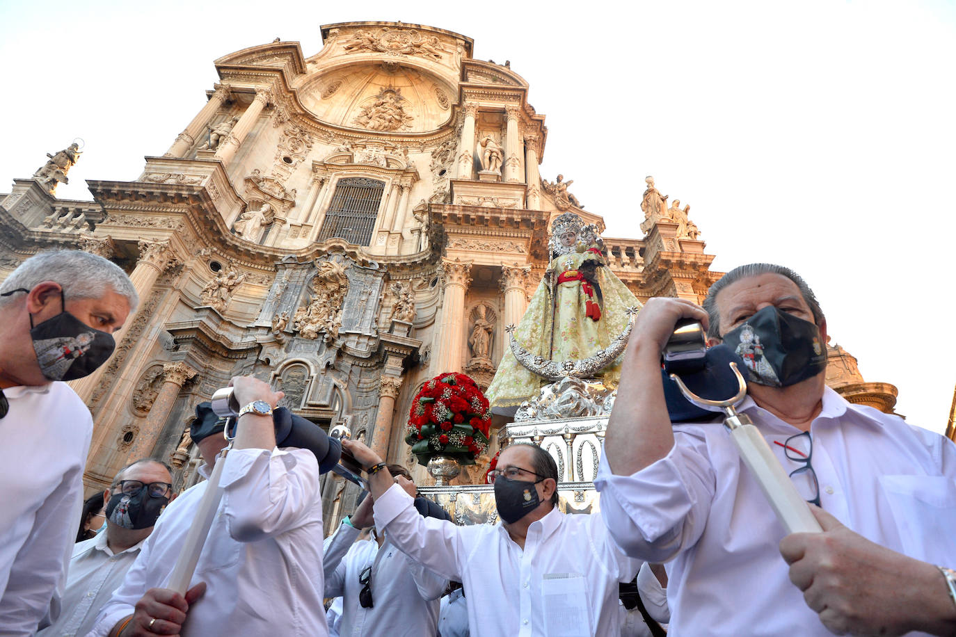 Fotos: La romería de la Morenica en su regreso a su santuario de Algezares, en imágenes
