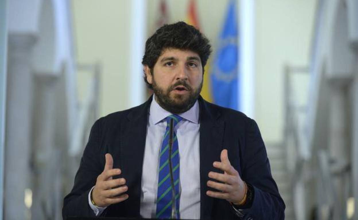 El presidente de la Región de Murcia, Fernando López Miras, en una imagen de archivo.