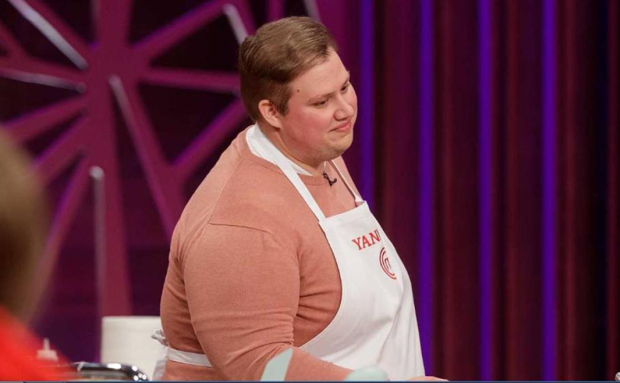 Yannick, en las cocinas de Masterchef. 