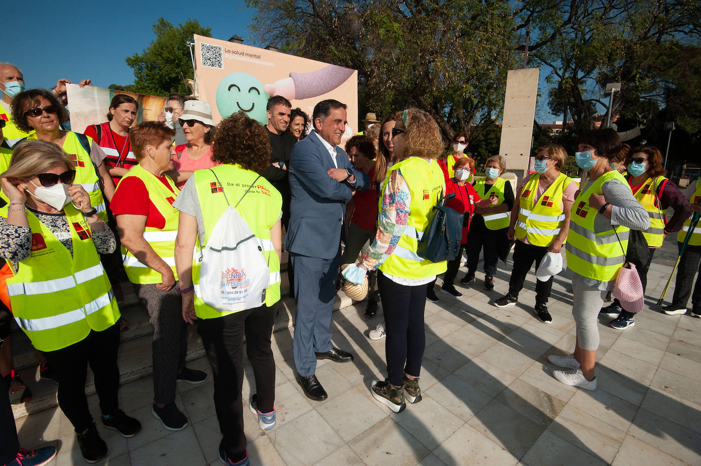 Fotos: Marcha en Murcia por el bienestar emocional