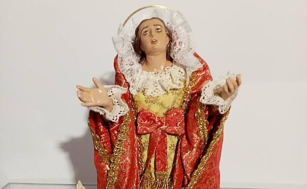 Una pieza de la exposición belenista. 