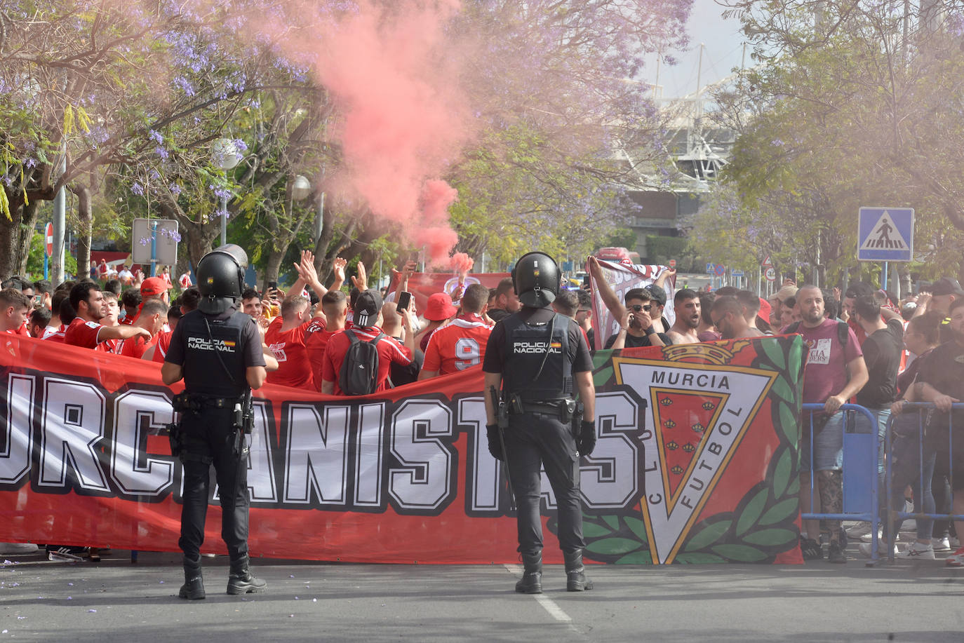 Fotos: Búscate en el viaje al Rico Pérez para el &#039;playoff&#039;