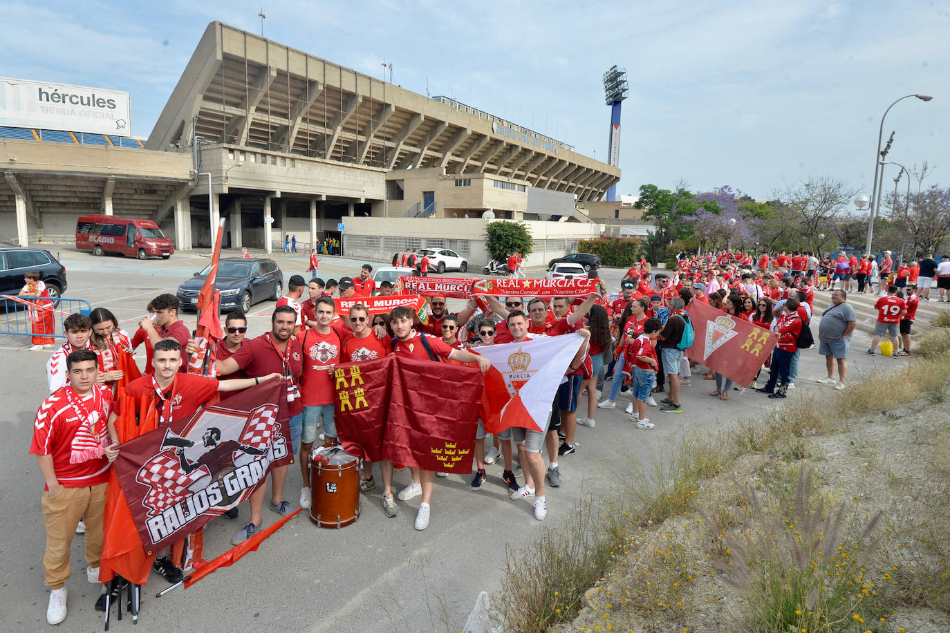 Fotos: Búscate en el viaje al Rico Pérez para el &#039;playoff&#039;