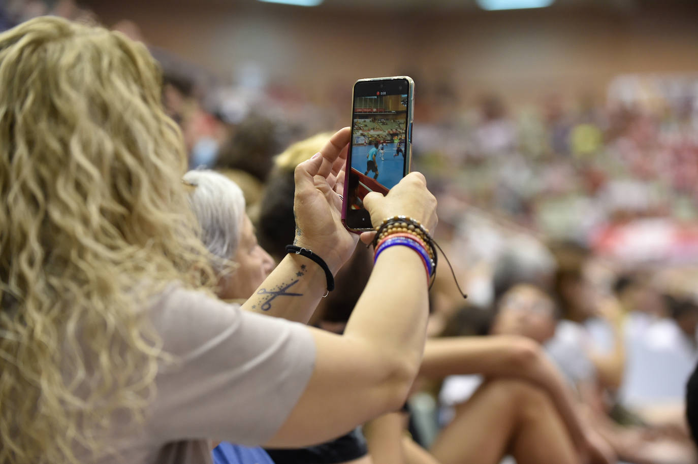 Fotos: Búscate en las gradsa del Palacio de los Deportes de Murcia
