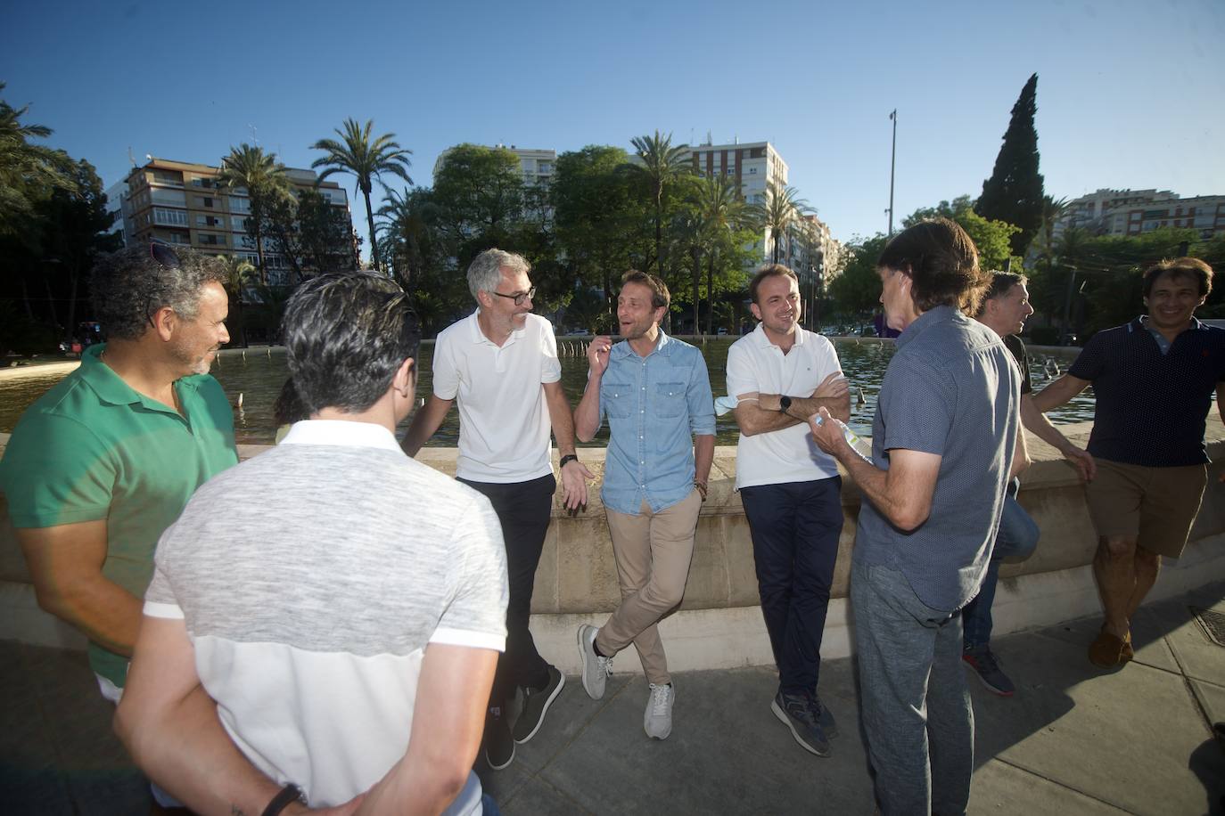 Fotos: Encuentro de 14 exjugadores que ascendieron con el Real Murcia