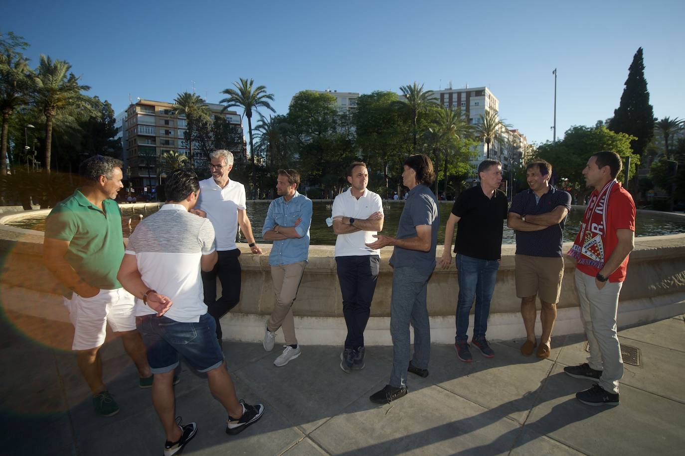 Fotos: Encuentro de 14 exjugadores que ascendieron con el Real Murcia