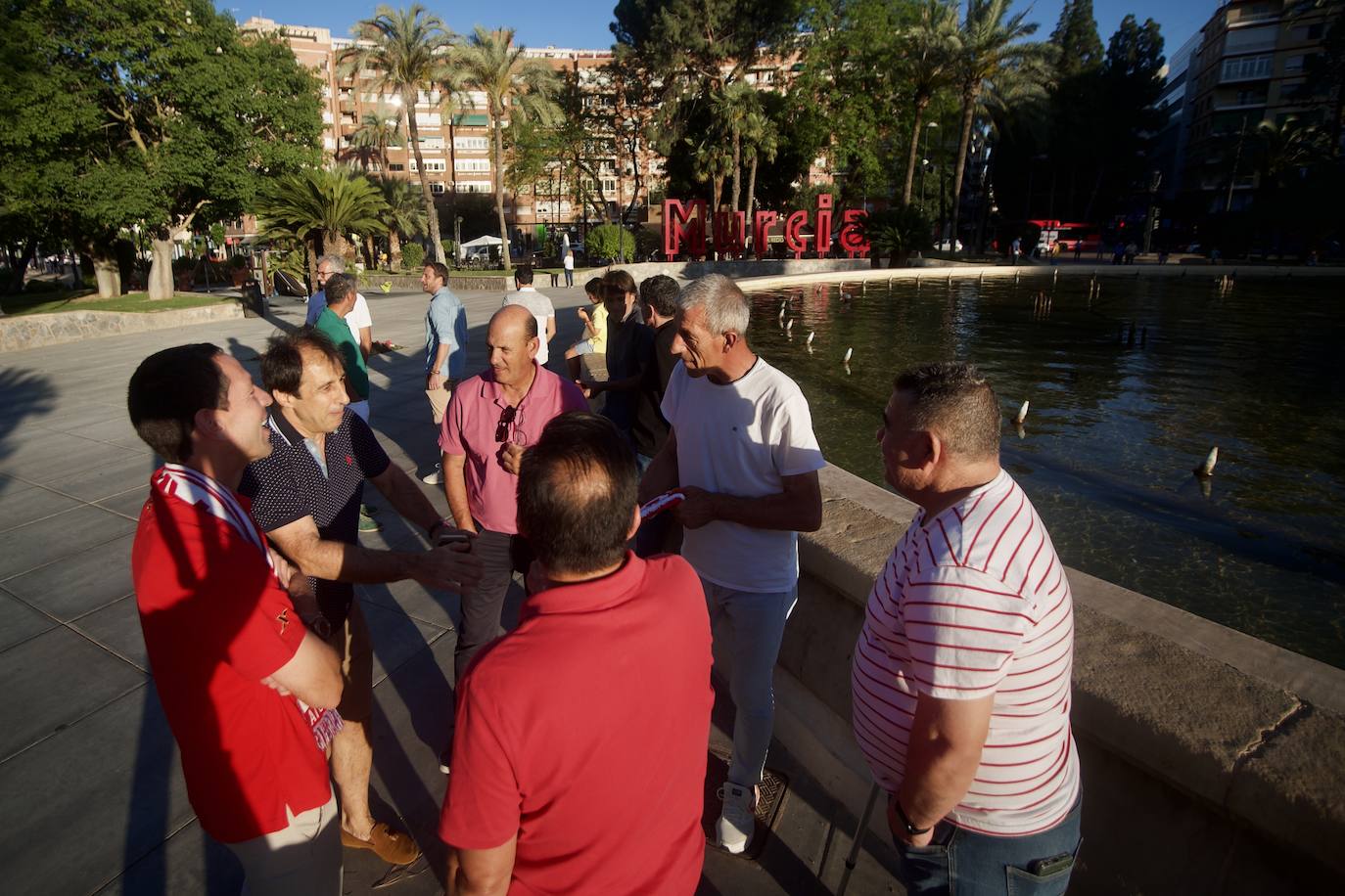 Fotos: Encuentro de 14 exjugadores que ascendieron con el Real Murcia