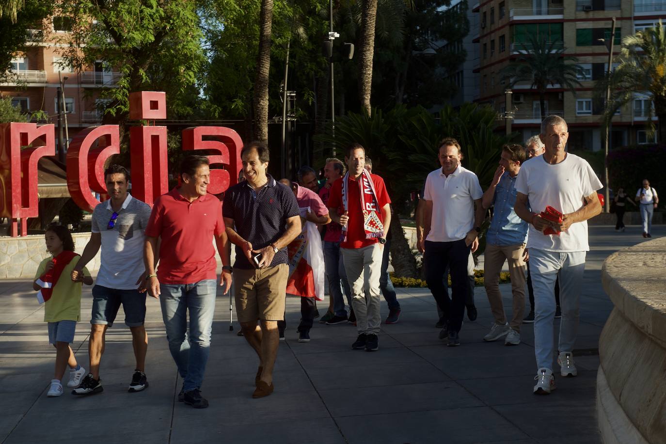 Fotos: Encuentro de 14 exjugadores que ascendieron con el Real Murcia