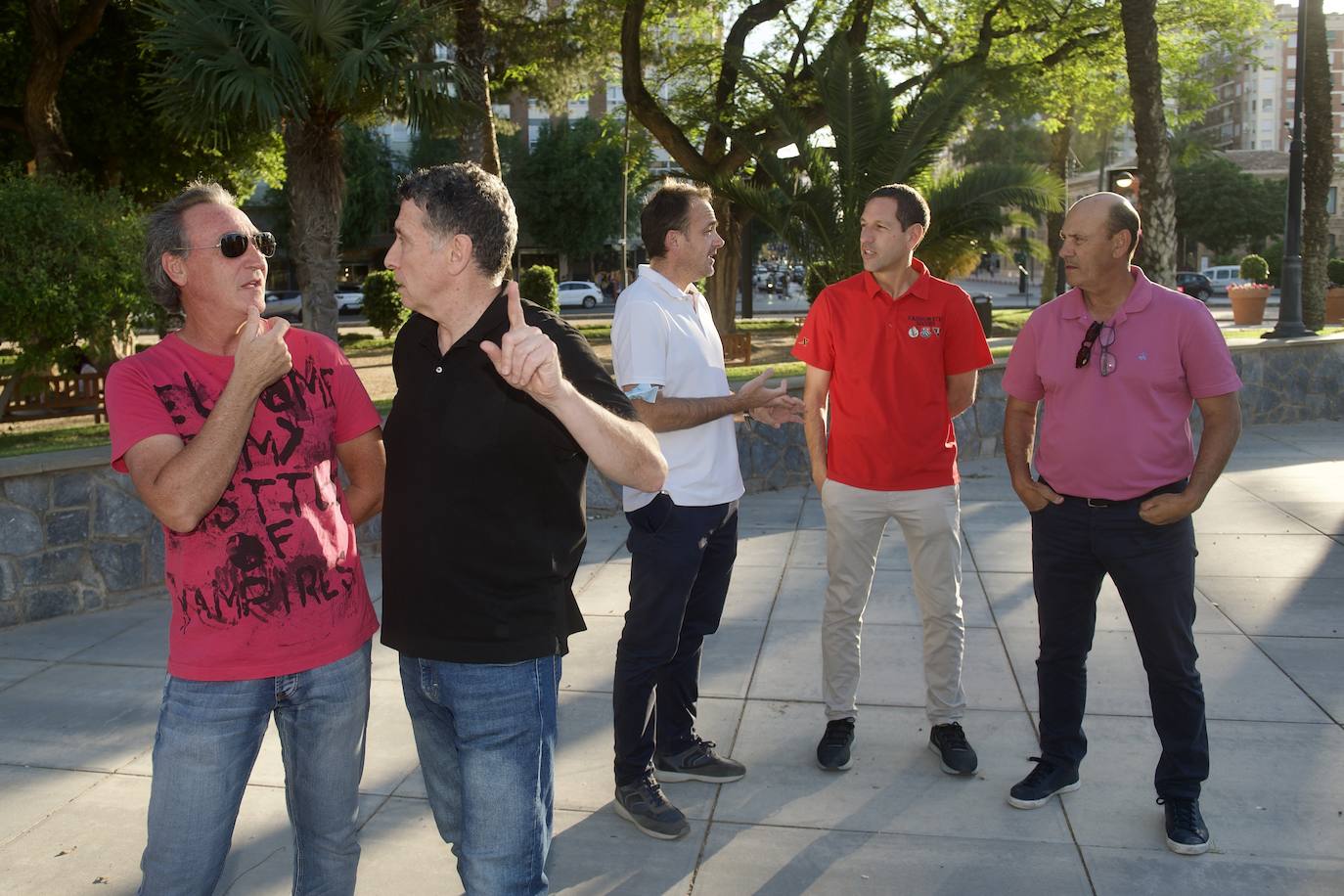 Fotos: Encuentro de 14 exjugadores que ascendieron con el Real Murcia