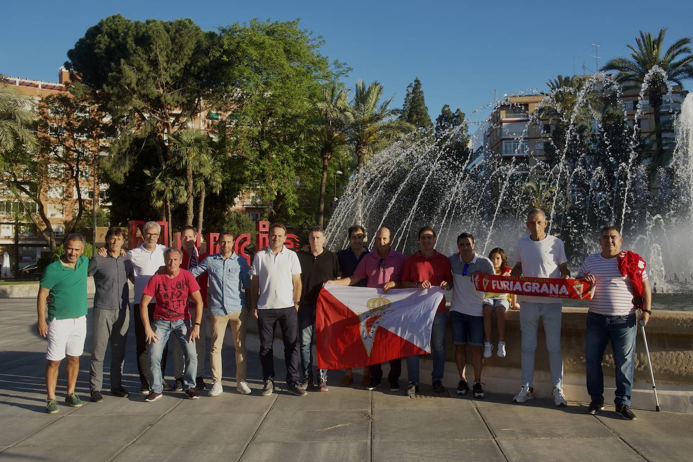 Fotos: Encuentro de 14 exjugadores que ascendieron con el Real Murcia