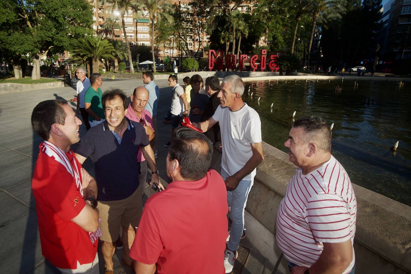 Fotos: Encuentro de 14 exjugadores que ascendieron con el Real Murcia