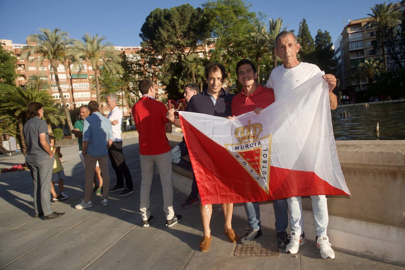 Fotos: Encuentro de 14 exjugadores que ascendieron con el Real Murcia