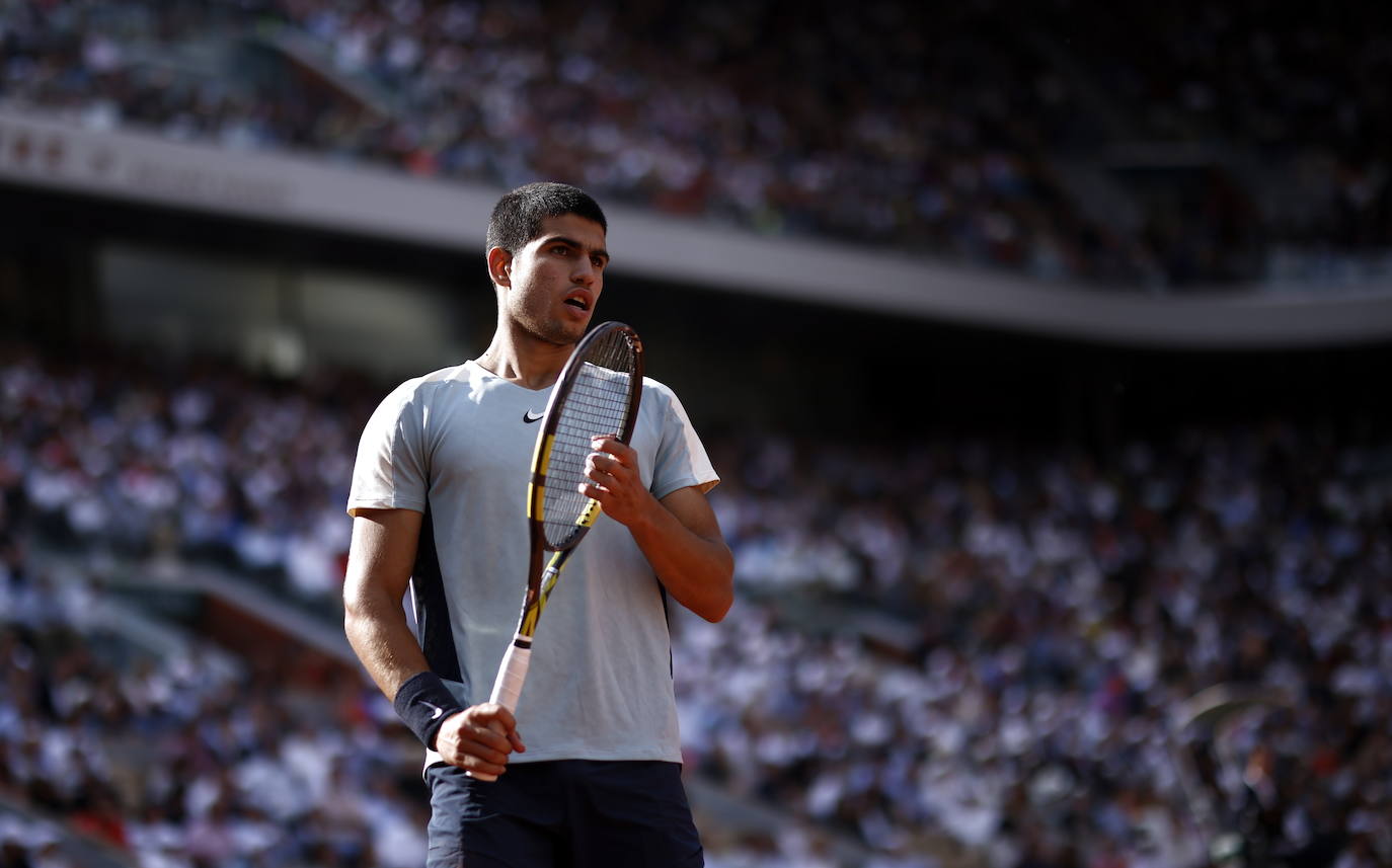 Fotos: Carlos Alcaraz se despide de Roland Garros tras caer ante Zverev