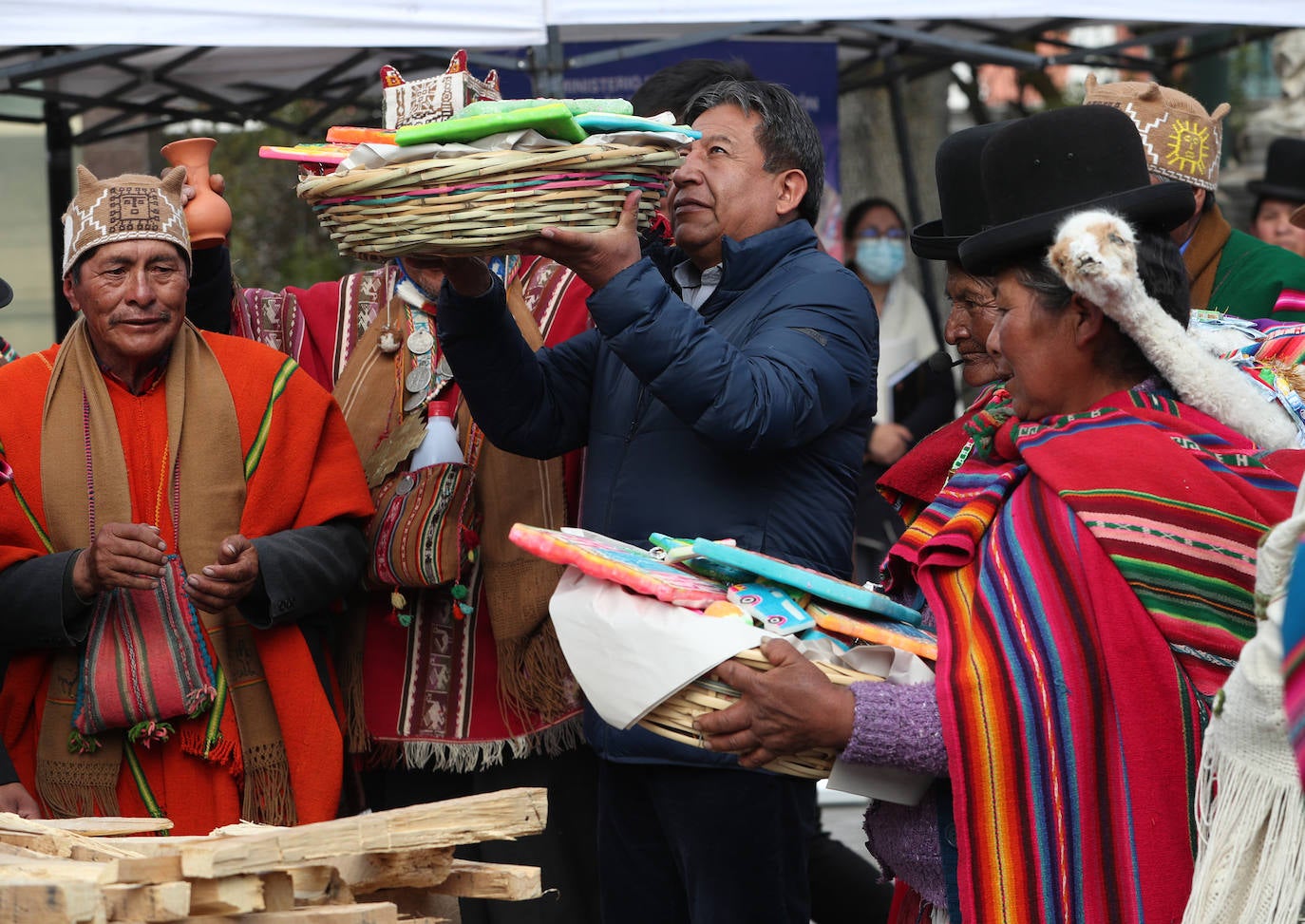 Fotos: Ofrenda a la Pachamama