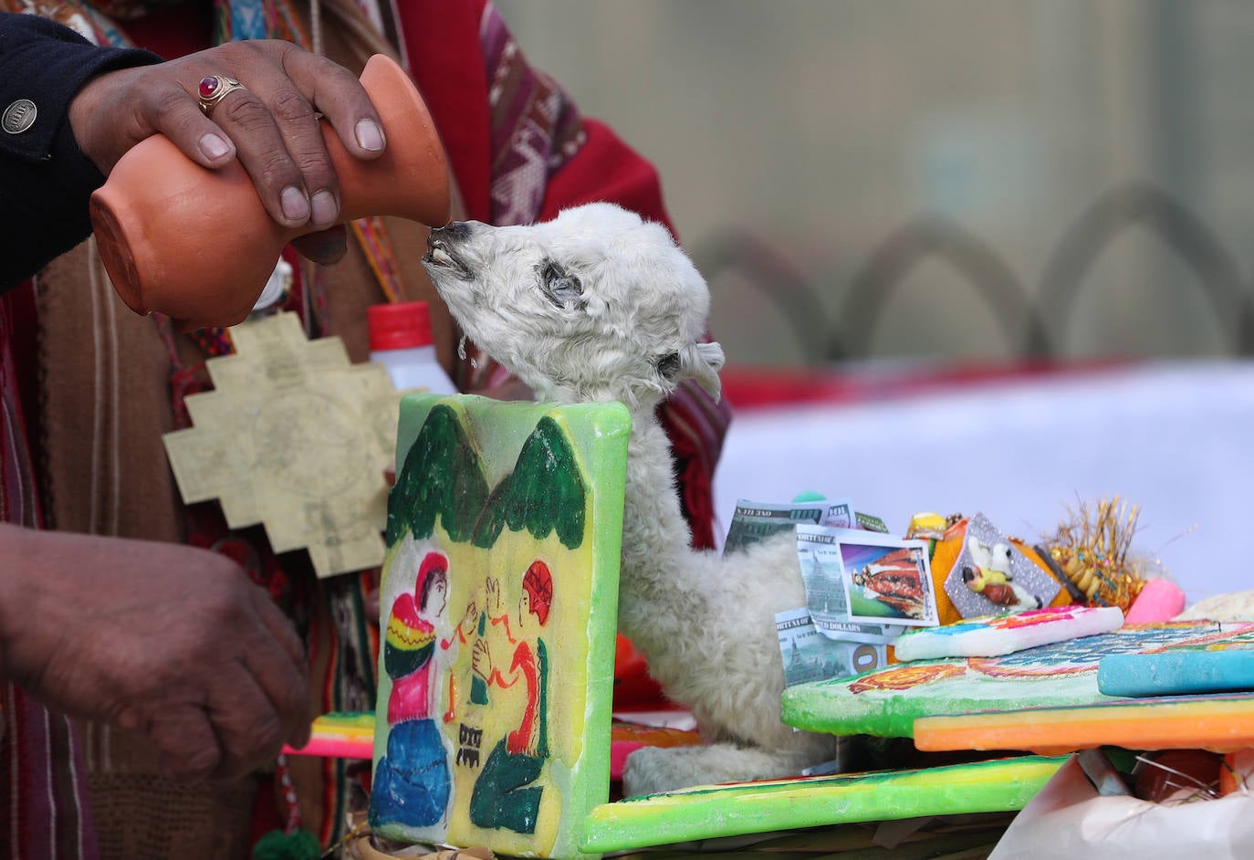 Fotos: Ofrenda a la Pachamama