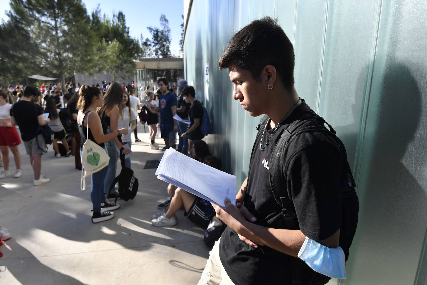 Fotos: Las pruebas de la Ebau en la Región de Murcia, en imágenes