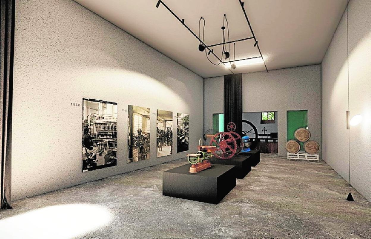 Recreación digital del futuro Museo de la Conserva. 