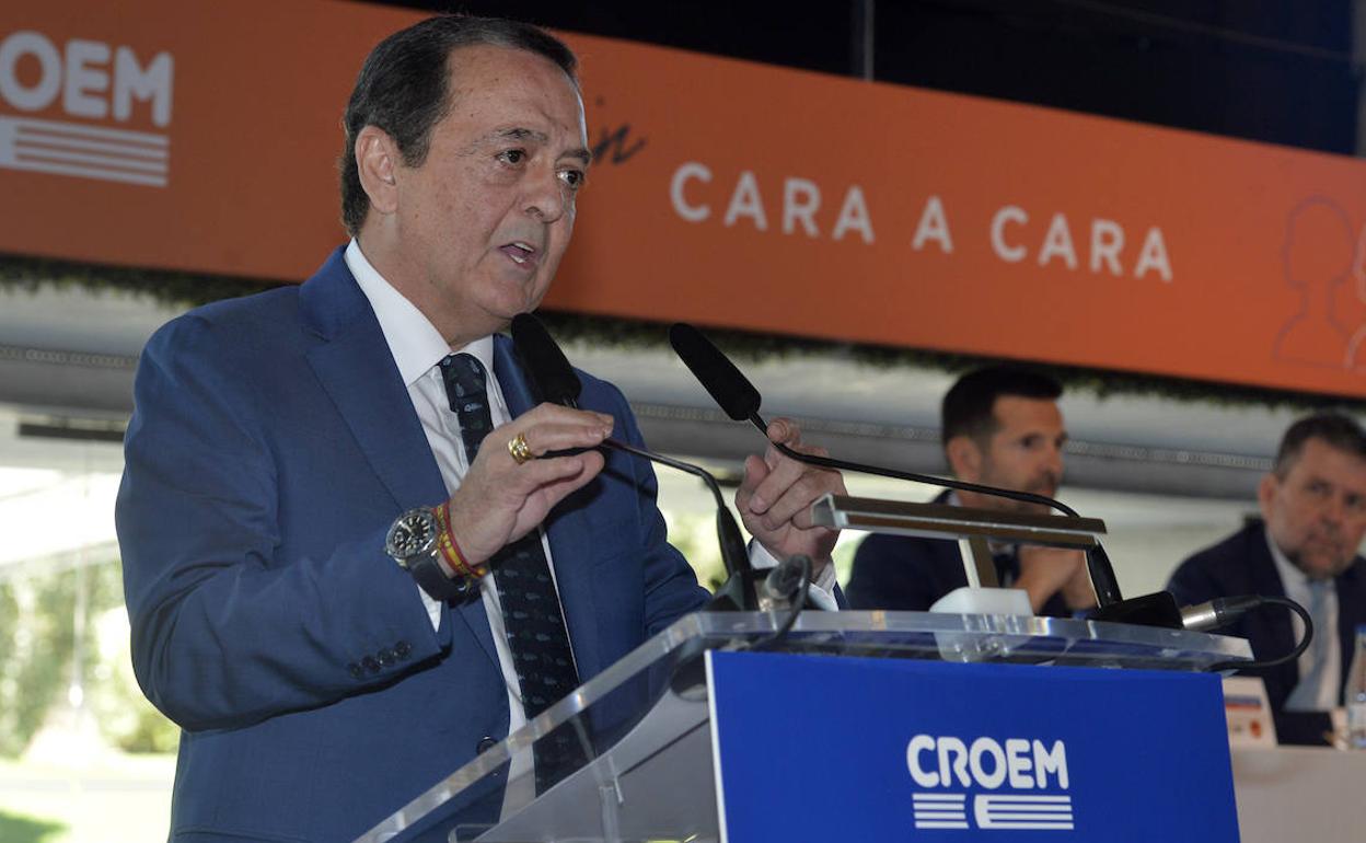 José María Albarracín, presidente de Croem, en una foto de archivo.