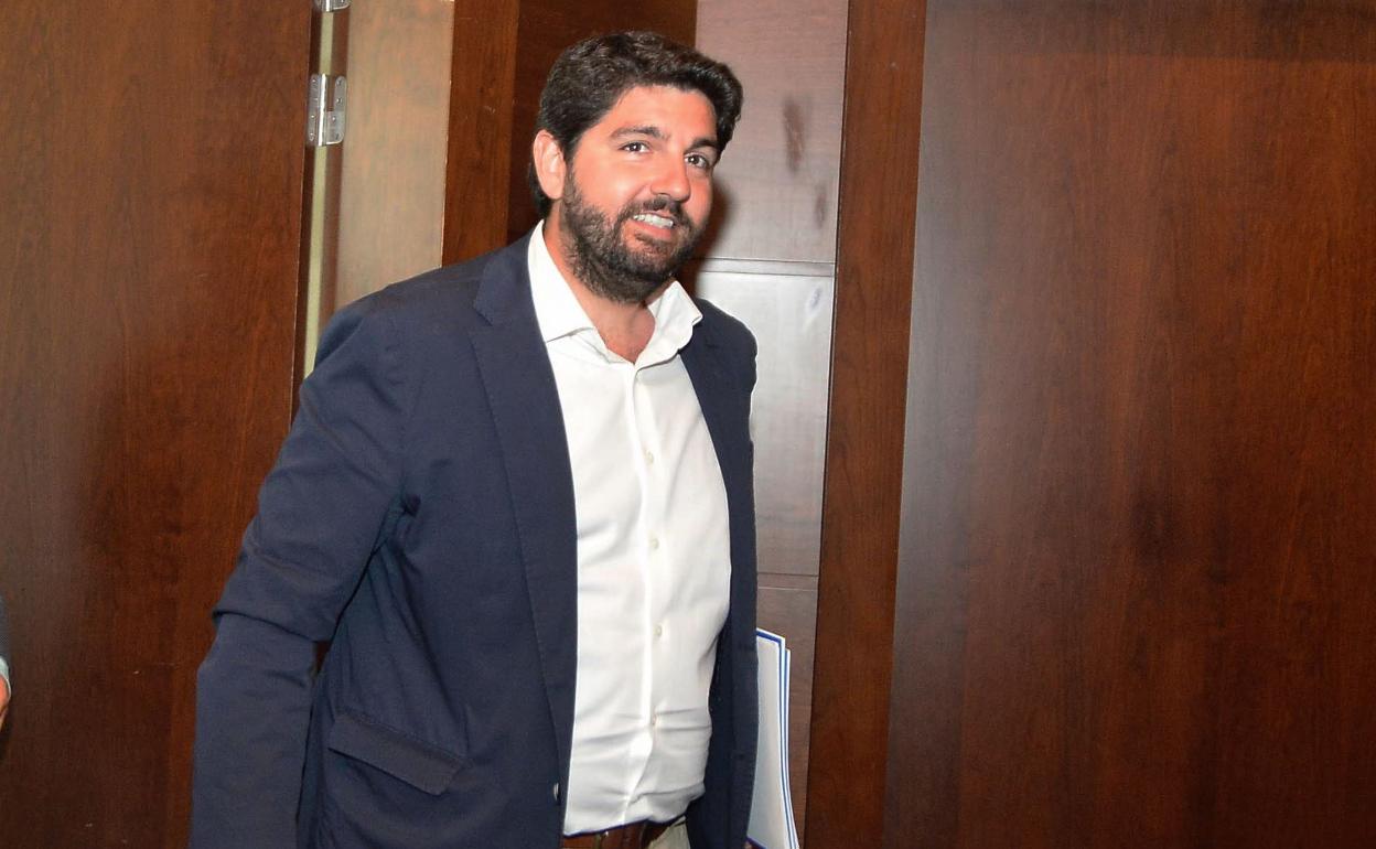 El presidente de la Región de Murcia, Fernando López Miras, en una imagen de archivo.