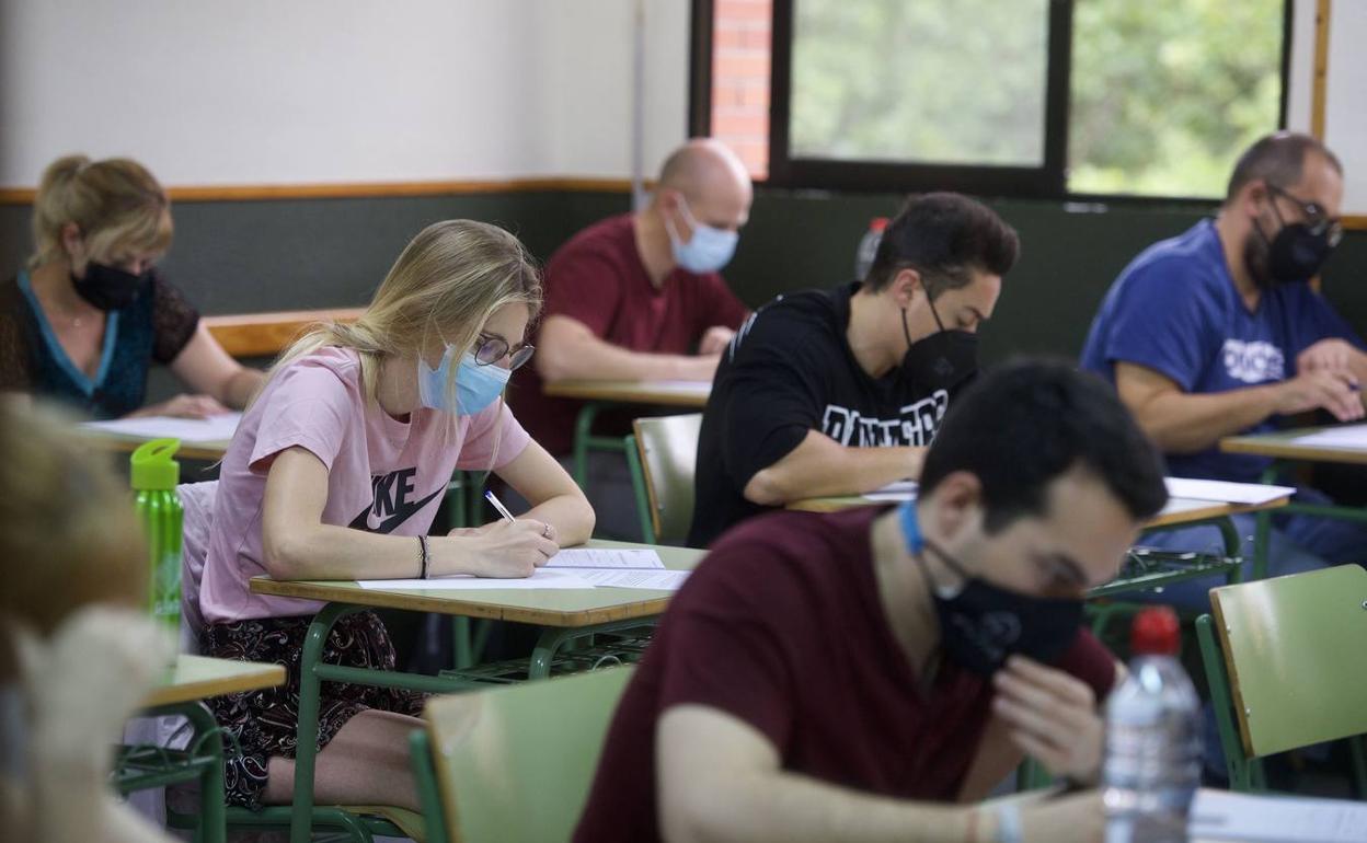 Oposiciones de Educación en una imagen de archivo. 