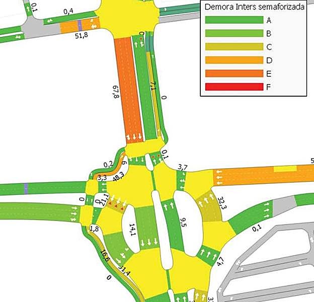 Pz. Infante Juan Manuel - Ronda Sur (puente de La Fica y raqueta frente al hipermercado Carrefour)