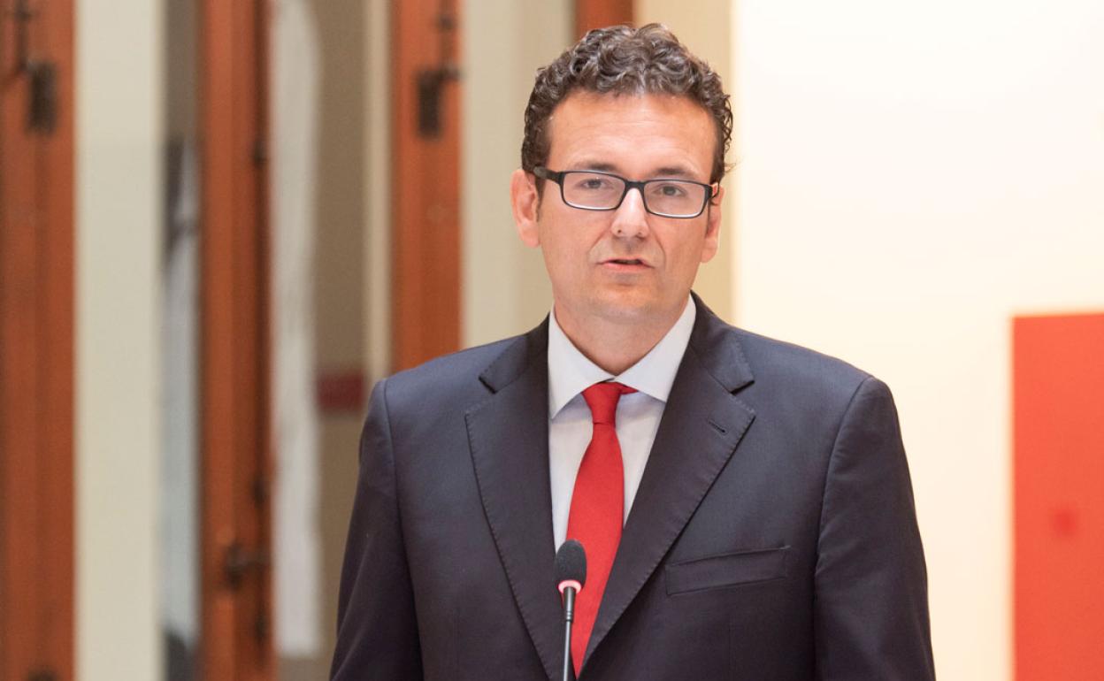 Jorge Piernas, en la presentación de la Cátedra. 