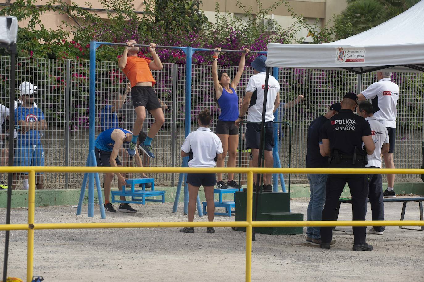 Fotos: Pruebas para ser policía en Cartagena