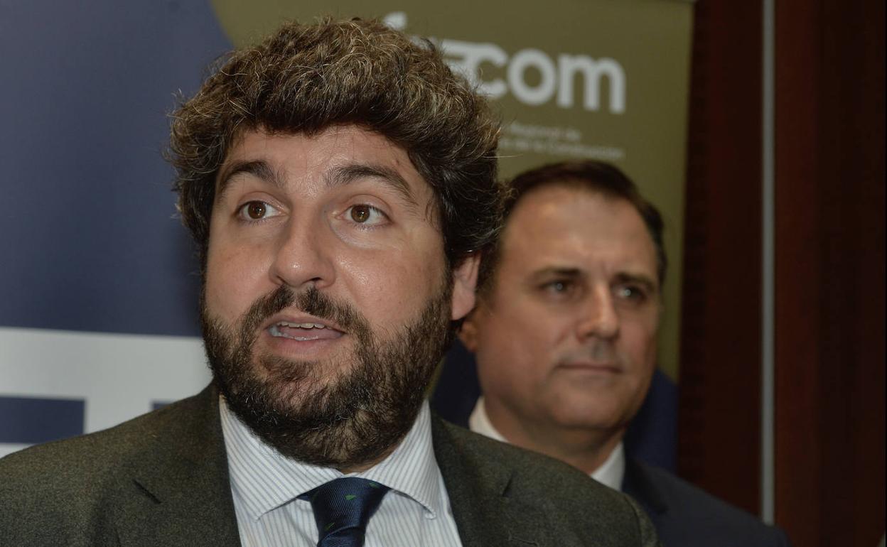 El presidente de la Comunidad, Fernando López Miras