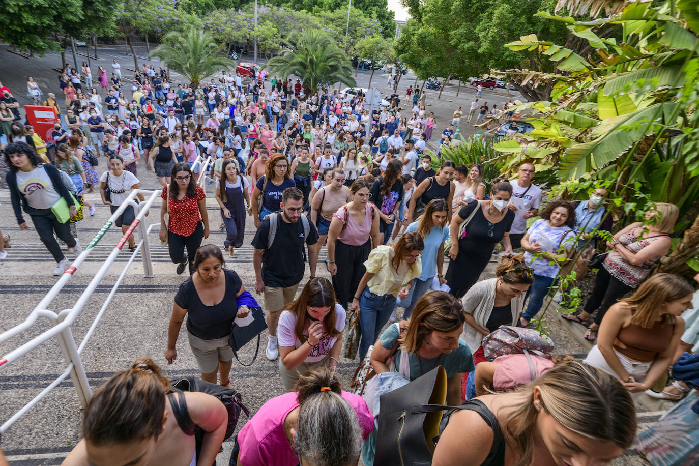 Fotos: Las oposiciones a maestro en la Región de Murcia, en imágenes