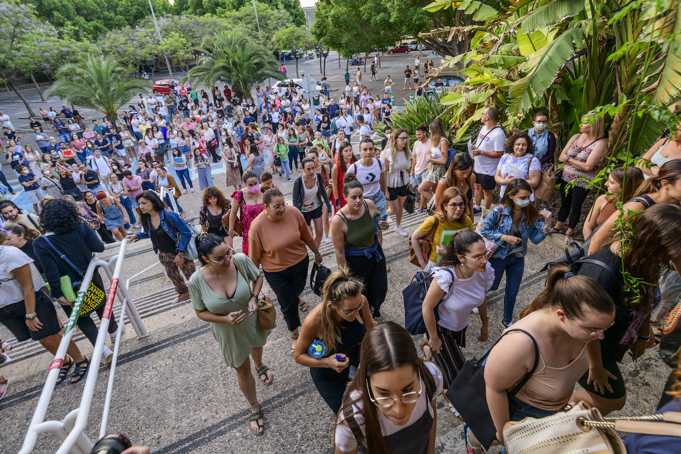 Fotos: Las oposiciones a maestro en la Región de Murcia, en imágenes