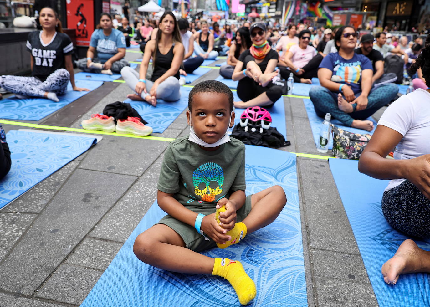 Fotos: La fiesta mundial del yoga