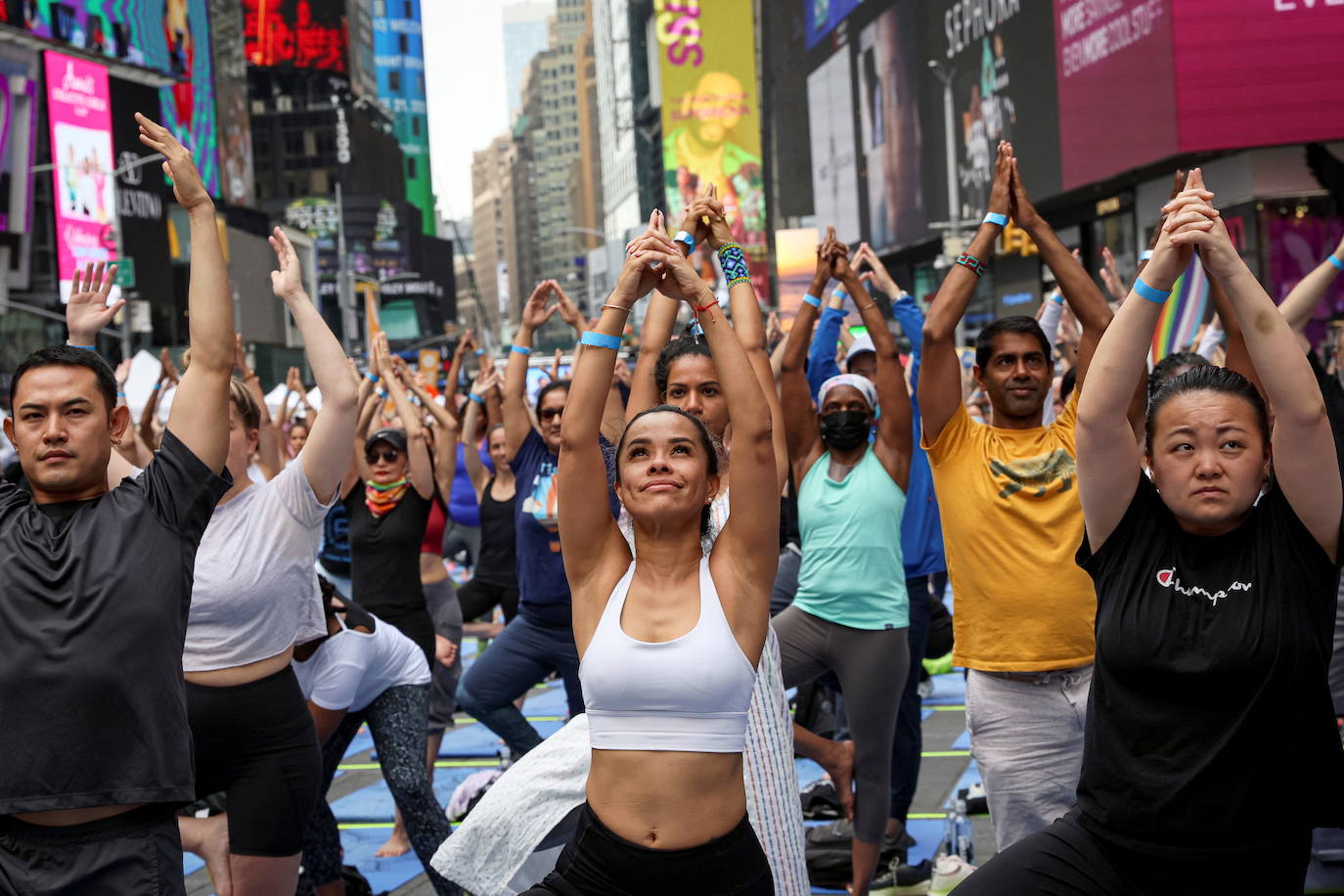 Fotos: La fiesta mundial del yoga