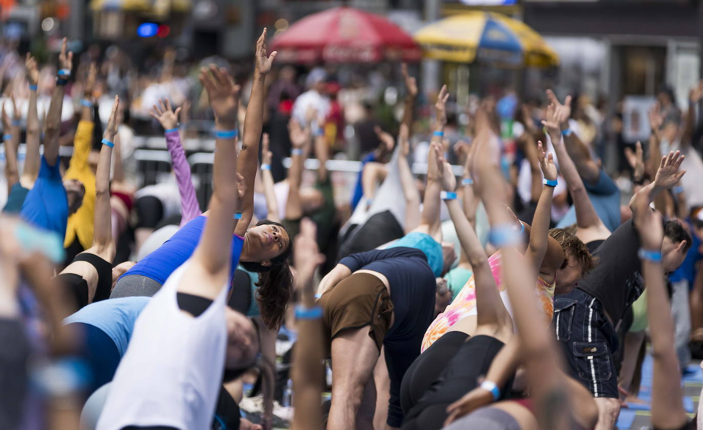 Fotos: La fiesta mundial del yoga