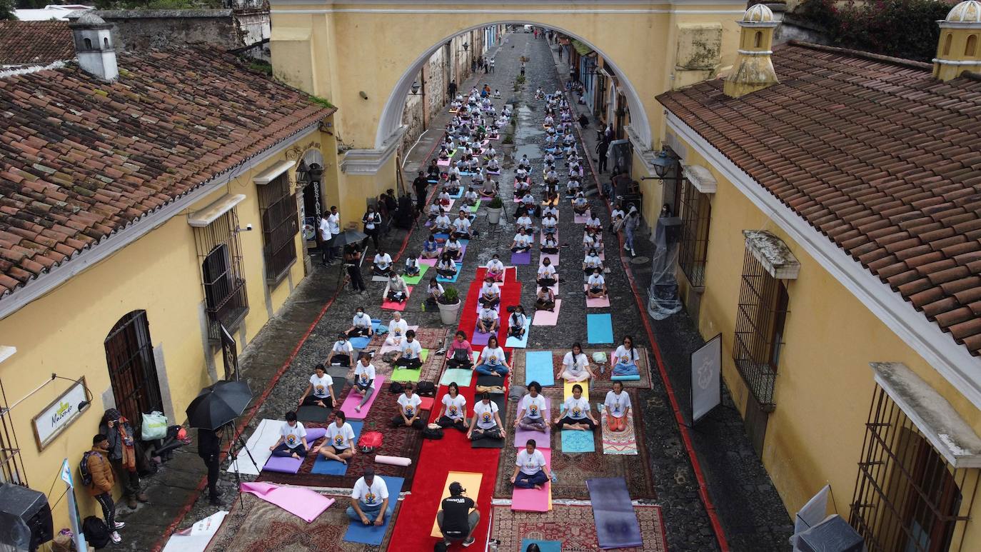 Fotos: La fiesta mundial del yoga