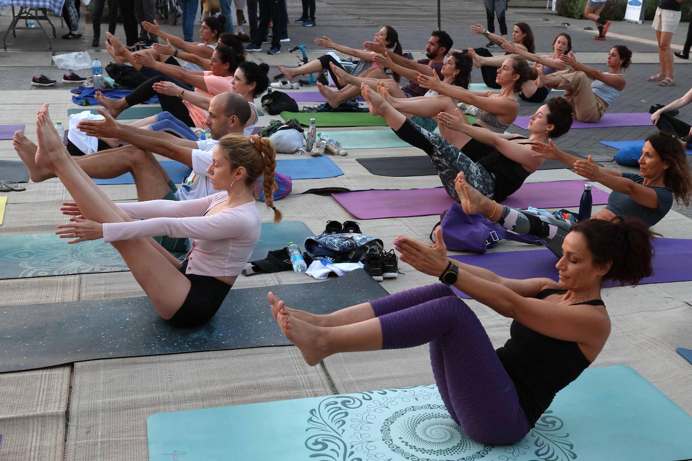 Fotos: La fiesta mundial del yoga