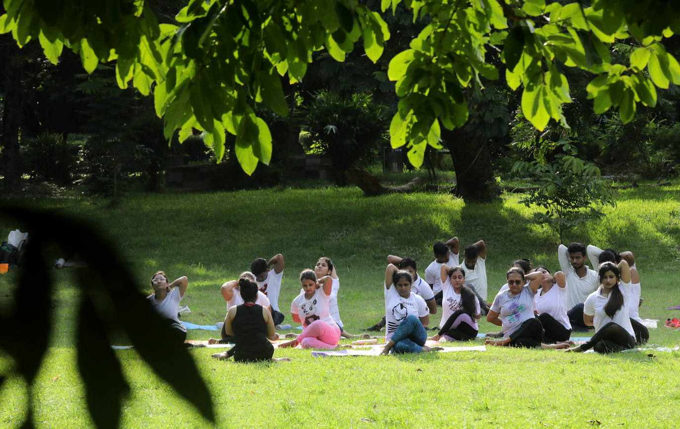 Fotos: La fiesta mundial del yoga