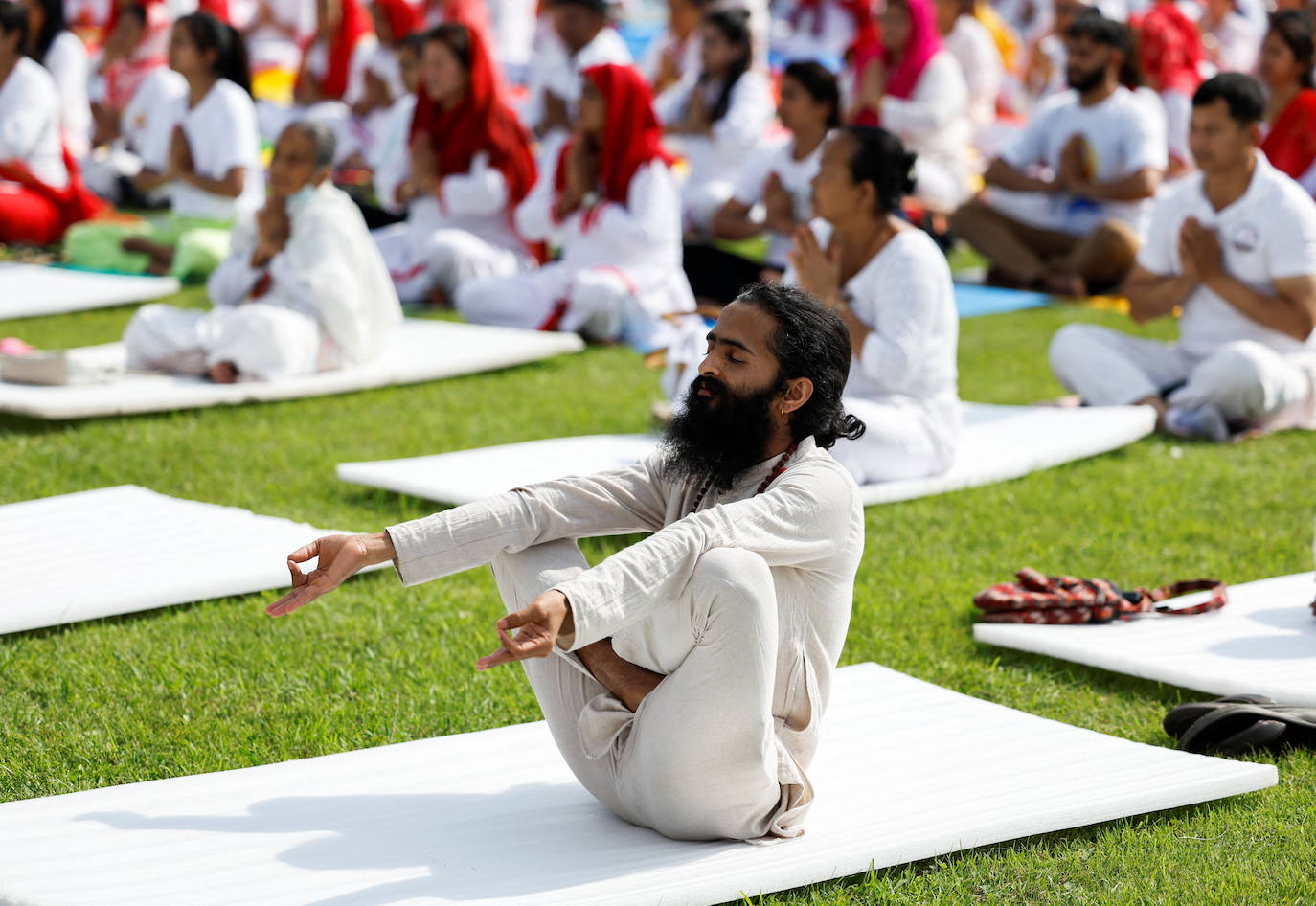 Fotos: La fiesta mundial del yoga