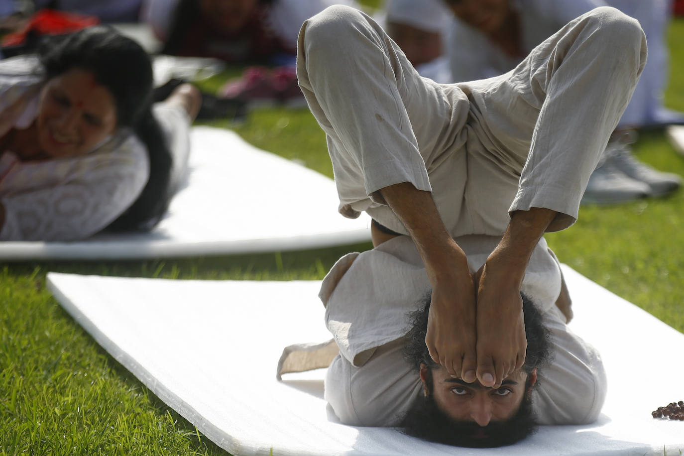 Fotos: La fiesta mundial del yoga