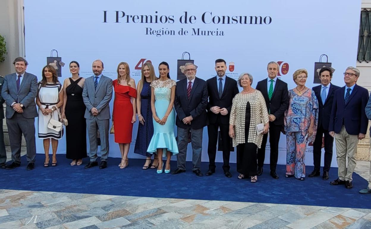 Entrega de los I Premios de Consumo de la Región de Murcia, este jueves.