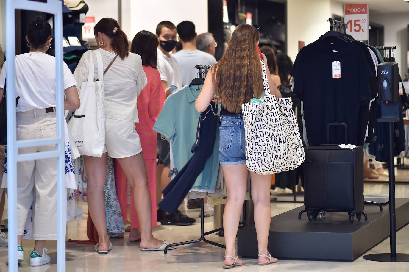 Fotos: Primer día de rebajas en Murcia